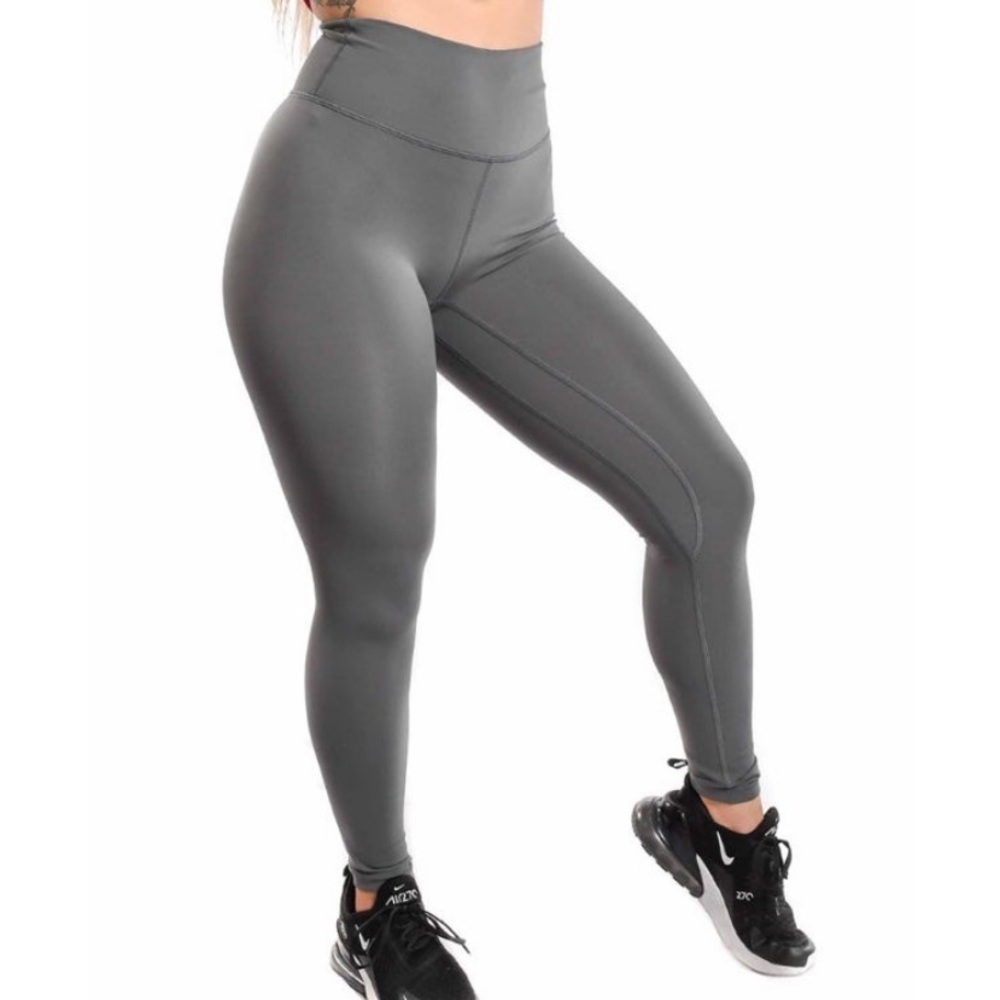 Til You Collapse Gray High Waist Leggings small